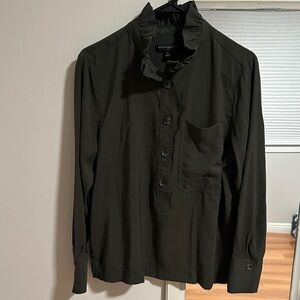 Banana Republic Women's Dark Green Blouse